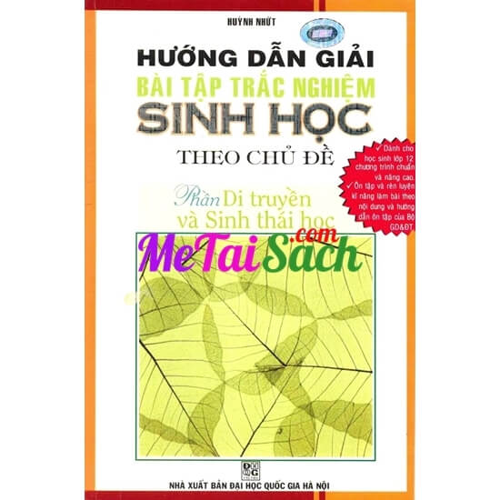 Hướng Dẫn Giải Bài Tập Trắc Nghiệm Sinh Học Theo Chủ Đề